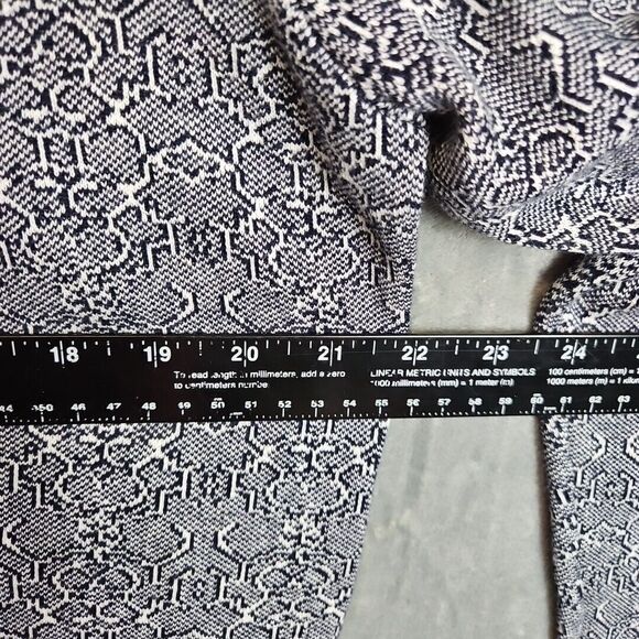 Susan Graver large cardigan duster coat blue white gold cotton rayon - Picture 5 of 9